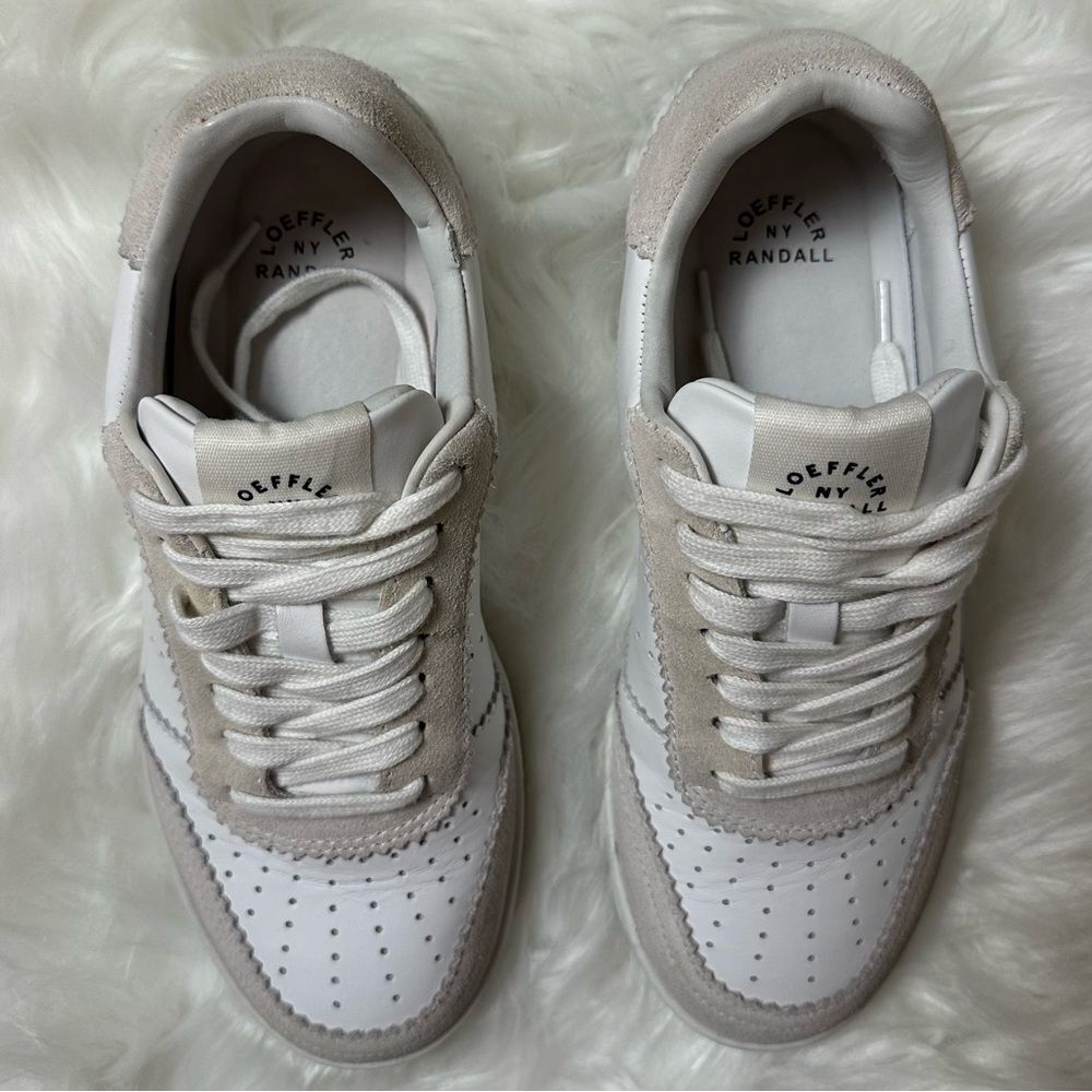 Loeffler Randall Keeley Leather Low-Top Sneakers - Picture 4 of 12